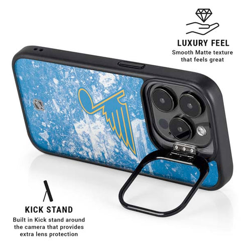 NHL St. Louis Blues Iced iPhone 13 Pro Kickstand Case